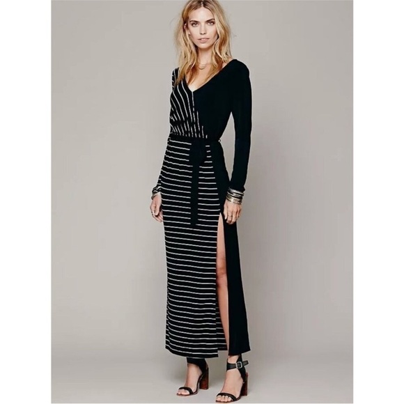 Free People New Romantics Referee Long Sleeve Maxi Dress - Picture 1 of 9